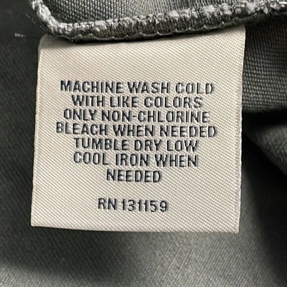 Style & Co Embroidered Roses Floral Back Utility Jacket Green Shacket Sz S - Picture 11 of 12